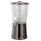 Service Ideas Beverage Dispenser, Round, 3 Gallon with Infuser Tube, Stainless Steel, Dark Tungsten CBDRT3DTSS - alternate 1